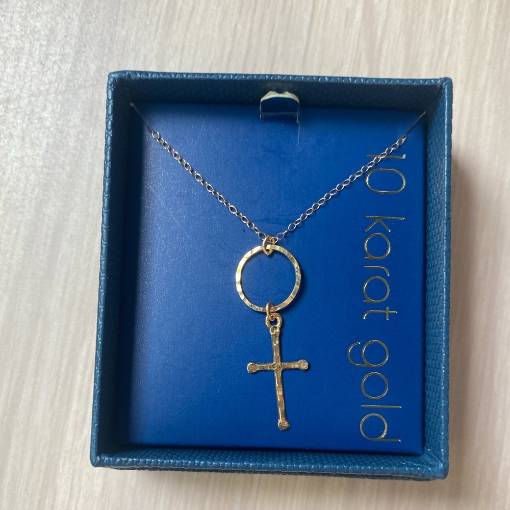 Gold Cross Necklace